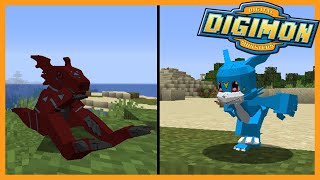 A NEW DIGITAL WORLD WITH THE BEST DIGIMON PARTNER! Minecraft Digimobs New World Episode 1