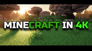 This is Minecraft in 4k | GraveMC server COMING SOON!