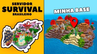 SOBREVIVENDO 100 DIAS em UMA ILHA no SERVIDOR DE MINECRAFT 1.20