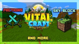 VitalCraft official server launch!