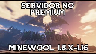 SERVIDOR MINECRAFT NO PREMIUM | NUEVO LOBBY MINEWOOL