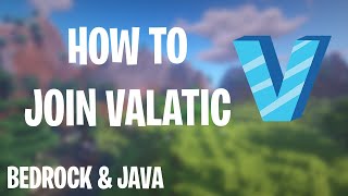 How to Add, Join and Play Valatic Network/SMP Server on Minecraft! (Public Minecraft SMP)