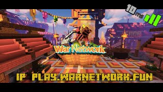 WarNetwork ❤️❤️❤️ | Public Network | Survival | Practice | JAVA & PE | #WarNetwork |