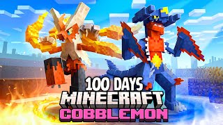 I Spent 100 DAYS in MEGA EVOLUTION ONLY COBBLEMON VS My Rival!