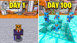 I Survived 100 Days Stranded In A Minecraft Prison (Here's What Happened)